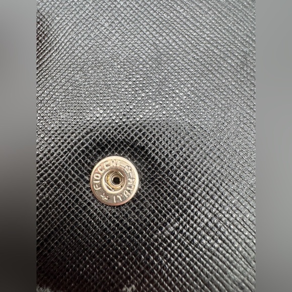 Jacobson’s Black Leather Card Holder Italy - Picture 3 of 4